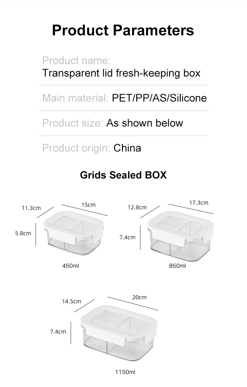 Fruit Snack Box Portable Sealed Food Storage Contaniner