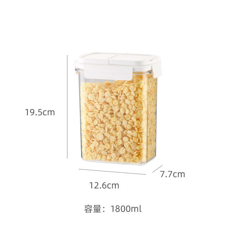 Opening Lid Storage Box Airtight Cereal Seal Container