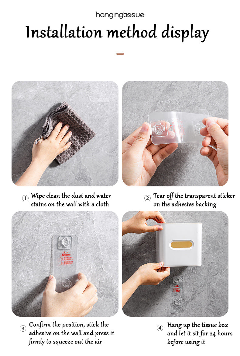 Classic Tissue Box Wall Hanging and Desktop Type