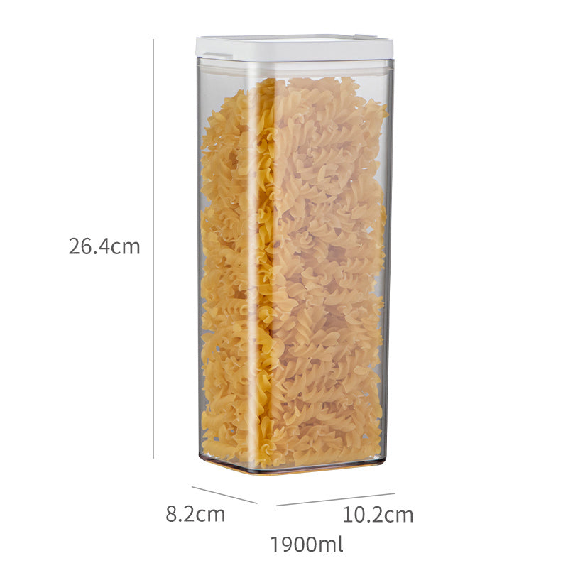 Kitchen Storage Box Food Sealed Fresh Containers Opening Lid Sealed Jar Tea Coffee Grain Snack Storage Tank