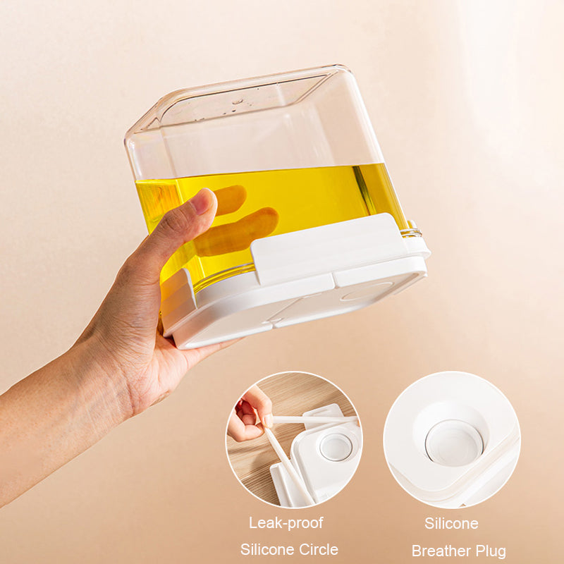 Opening Lid Storage Box Airtight Cereal Seal Container