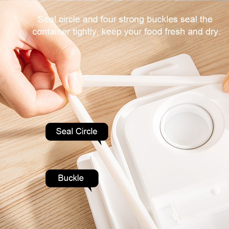 Opening Lid Storage Box Airtight Cereal Seal Container
