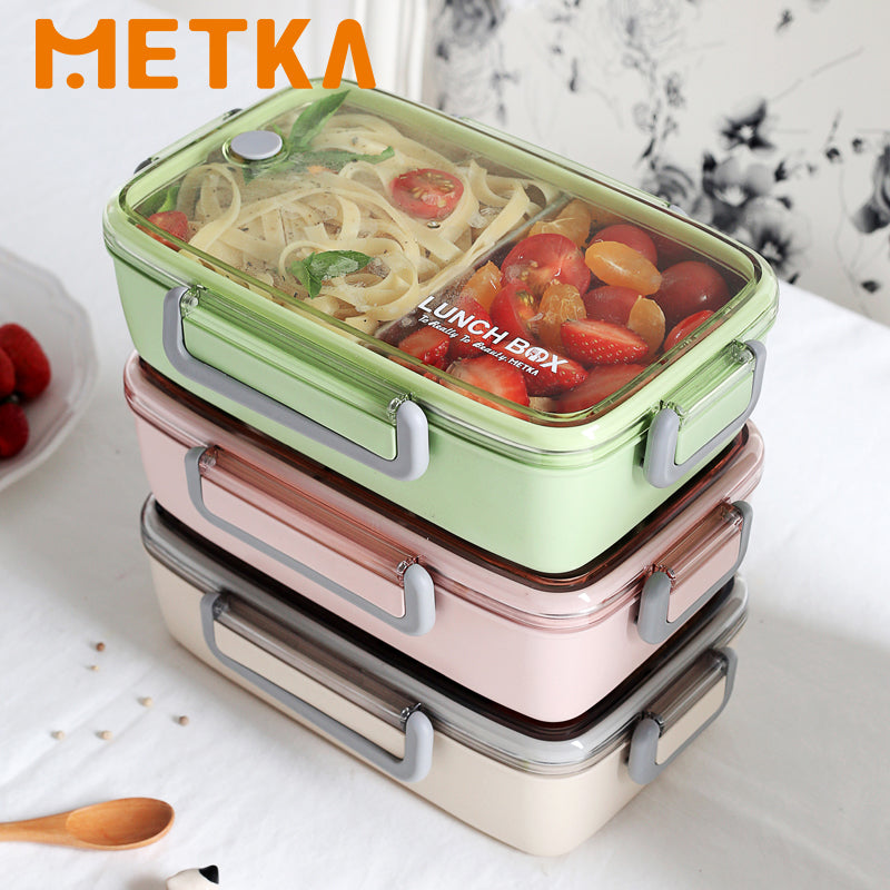 Bamboo Fiber Stainless Steel Bento Lunch Box