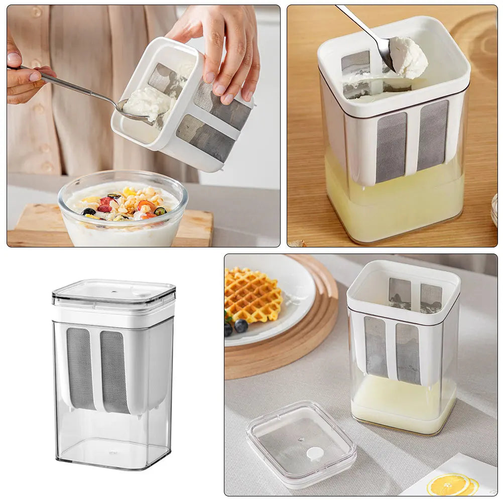 Yogurt Filter Stainless Steel Greek Yogurt Strainer Whey Separation Tools Cheese Moisture Seperator