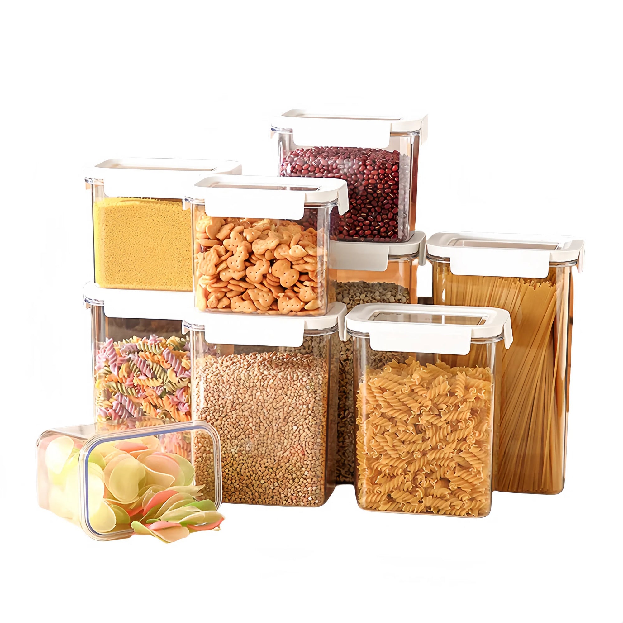 Transparent Fresh-keeping Jar Sealed Kitchen Storage Container Storage Box
