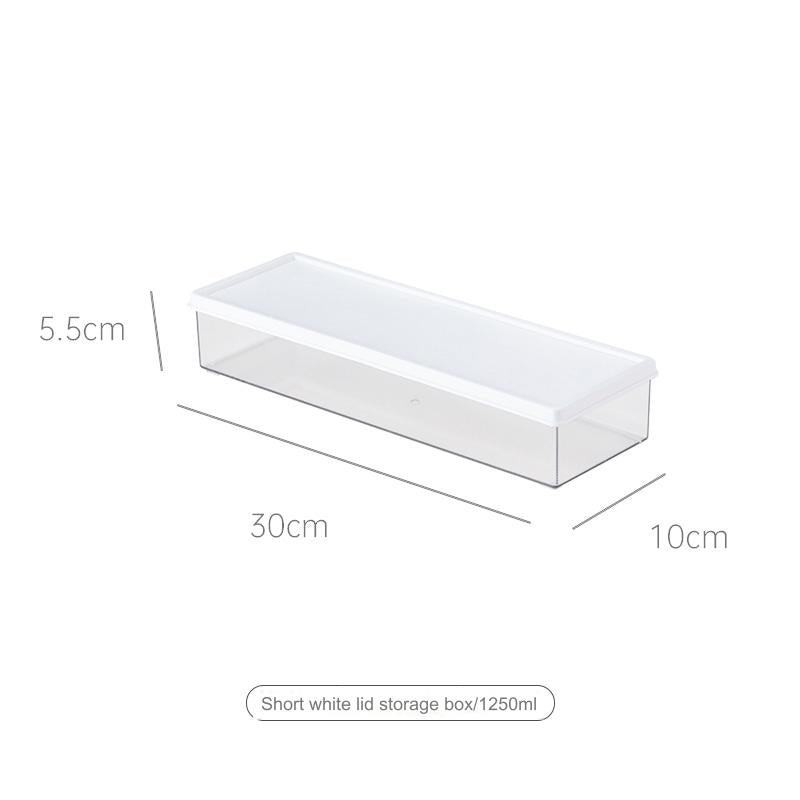 Organizer Rectangular Containers Food Fresh Stackable Storage Box