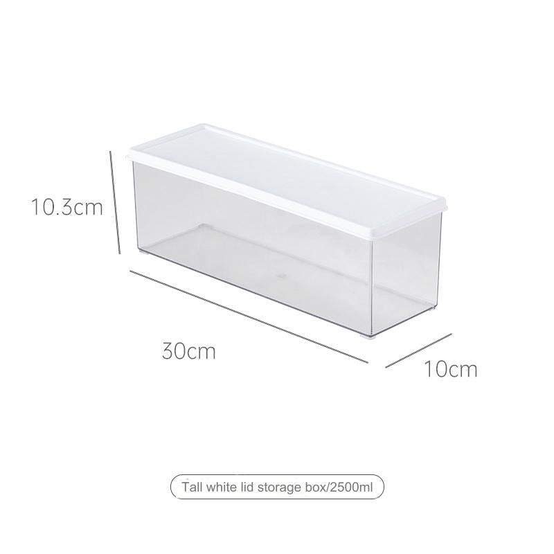 Organizer Rectangular Containers Food Fresh Stackable Storage Box