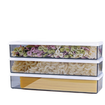 Organizer Rectangular Containers Food Fresh Stackable Storage Box