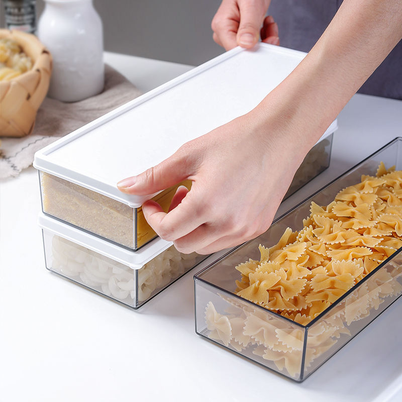 Organizer Rectangular Containers Food Fresh Stackable Storage Box
