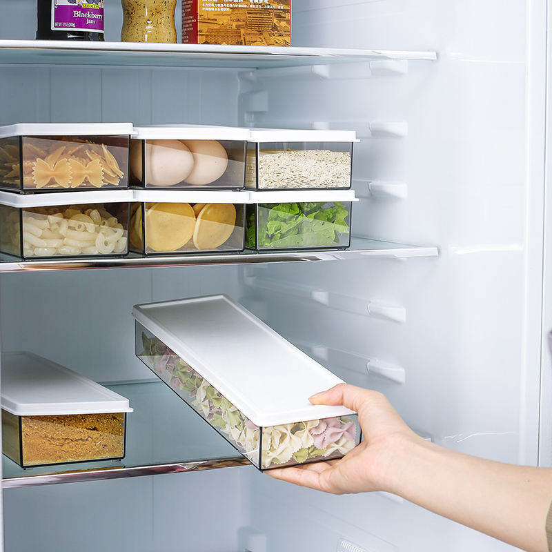 Organizer Rectangular Containers Food Fresh Stackable Storage Box