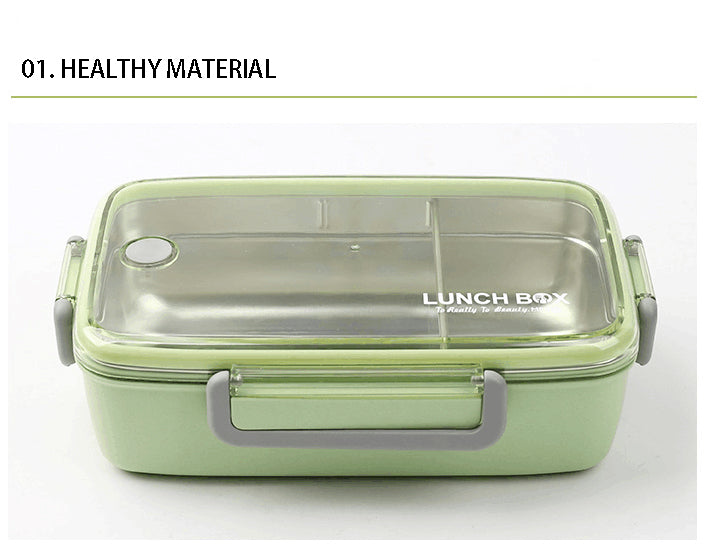 Bamboo Fiber Stainless Steel Bento Lunch Box