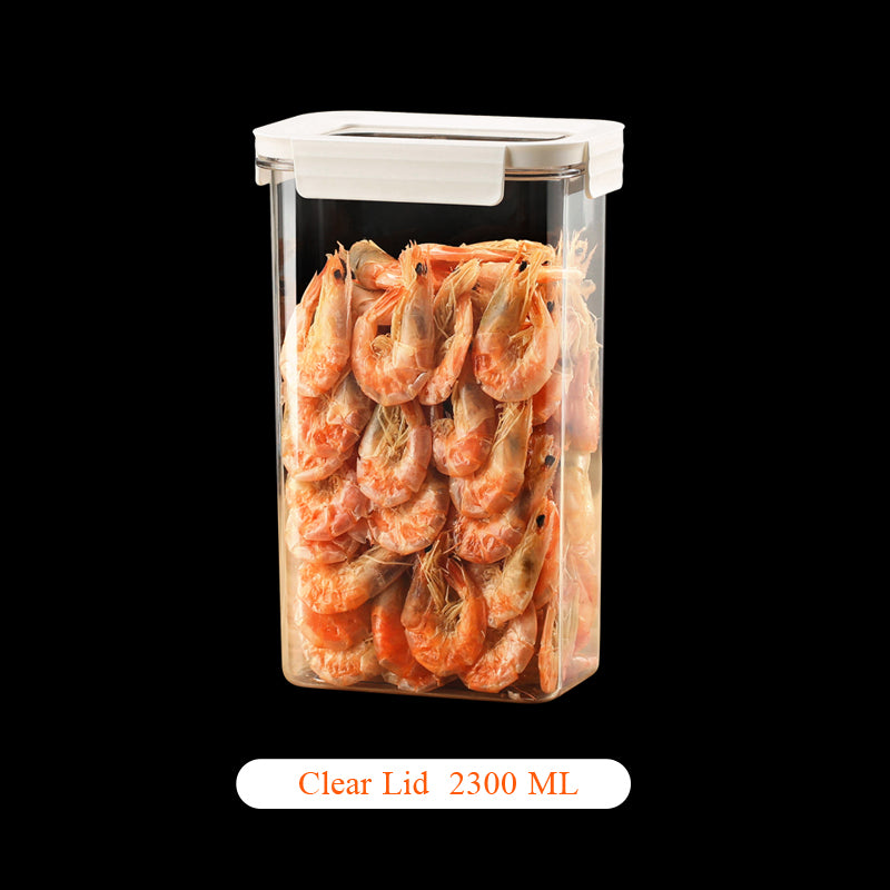 Transparent Fresh-keeping Jar Sealed Kitchen Storage Container Storage Box