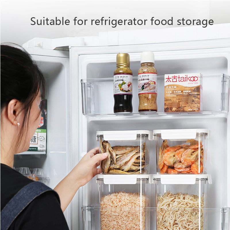 Transparent Fresh-keeping Jar Sealed Kitchen Storage Container Storage Box