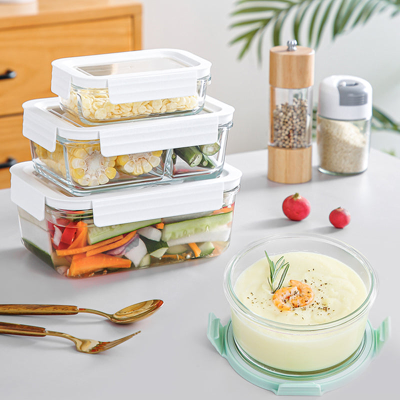 Glass Meal Prep Containers Seal Food Storage Containers