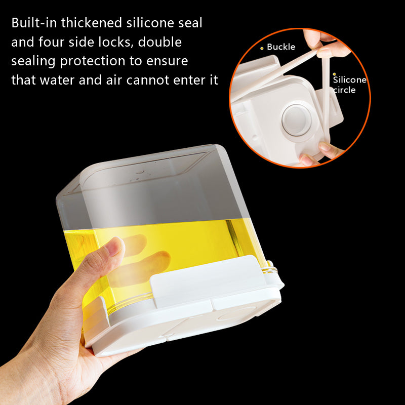 Nut Jars Kitchen Grains Storage Boxes Transparent Food Storage Container Sealed Tank for Noodle Cereal Coffee